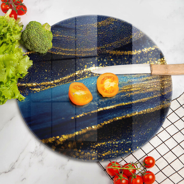 Tocător de bucătărie Abstracție bleumarin