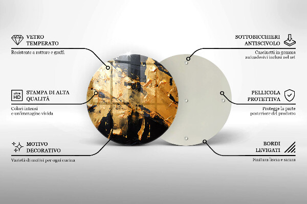 Tocător de bucătărie Textura eleganta de vopsea