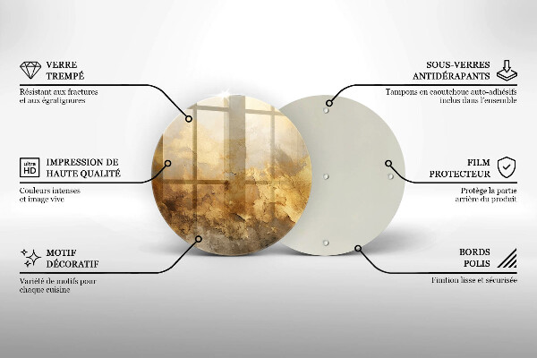 Tocător de bucătărie Textura bogata