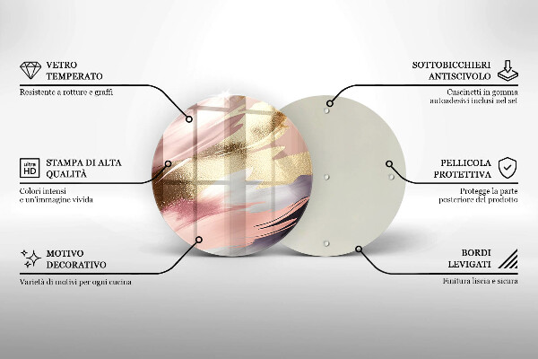 Tocător de bucătărie Pete pastelate