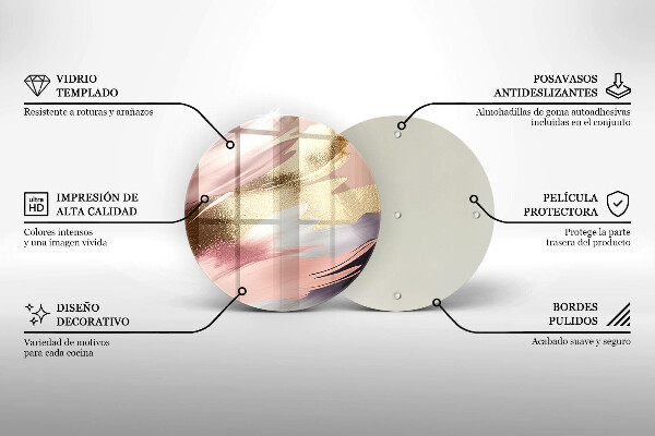 Tocător de bucătărie Pete pastelate