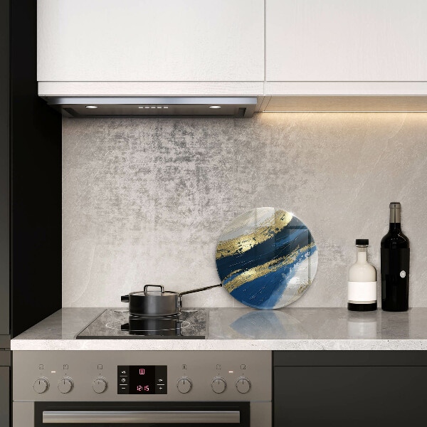 Tocător de bucătărie Textura cu aur