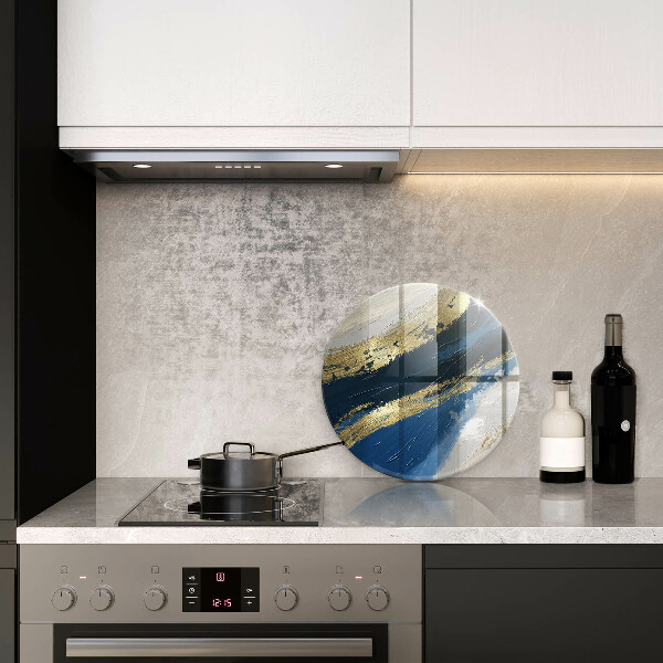 Tocător de bucătărie Textura cu aur