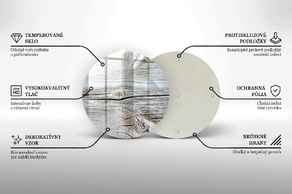 Tocător de bucătărie Structură din lemn strălucitor