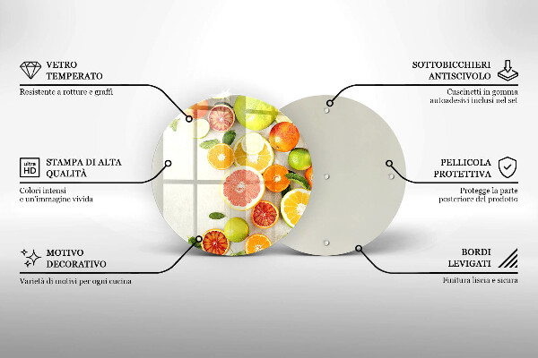 Tocător de bucătărie Citrice