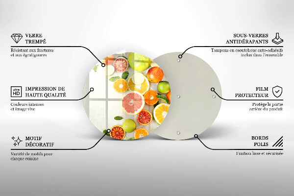 Tocător de bucătărie Citrice