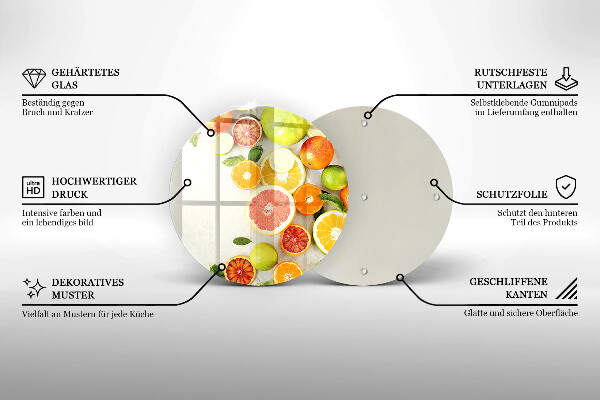 Tocător de bucătărie Citrice