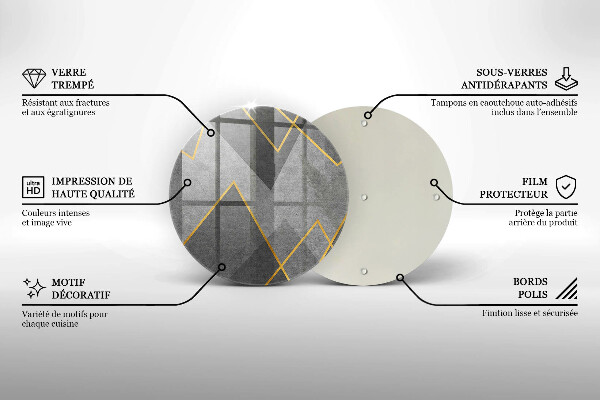 Tocător de bucătărie Forme ascuțite