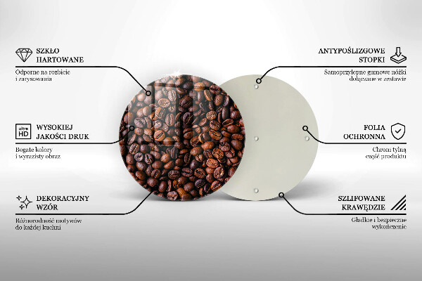 Tocător de bucătărie Boabe de cafea