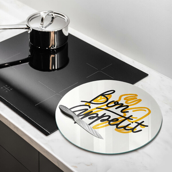 Tocător de bucătărie Inscripție Bon appetit