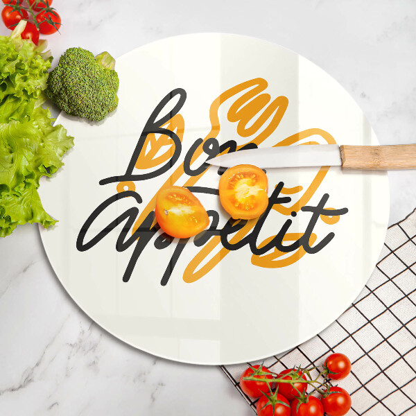 Tocător de bucătărie Inscripție Bon appetit