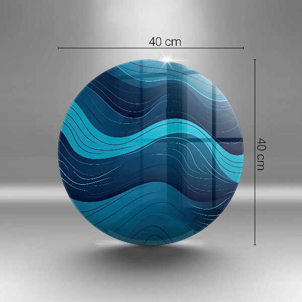 Tocător de bucătărie Valuri abstracte
