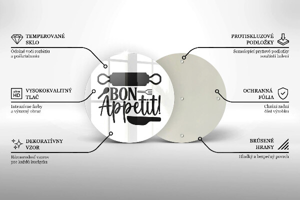 Tocător de bucătărie Inscripție Bon appetit