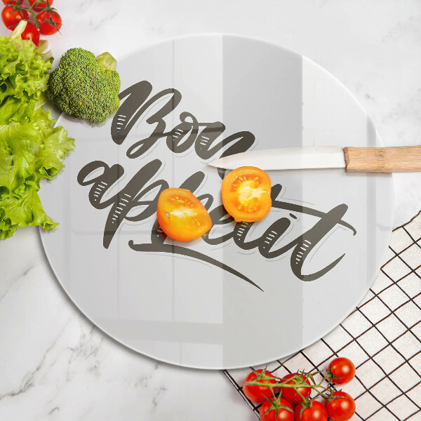 Tocător de bucătărie Inscripție Bon appetit