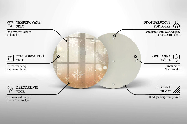 Tocător de bucătărie Fulgi de nea