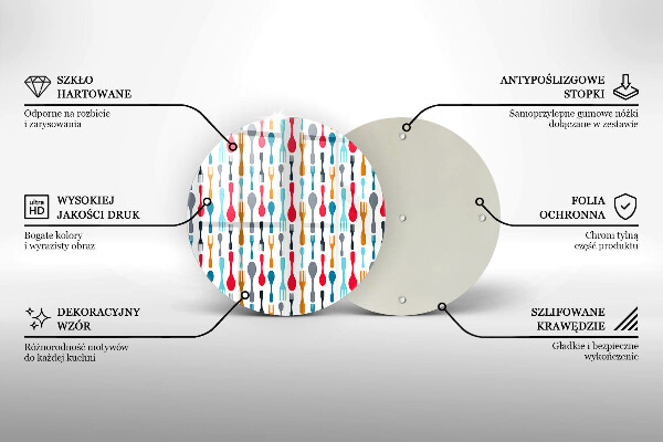Tocător de bucătărie Ilustrație cu lingură