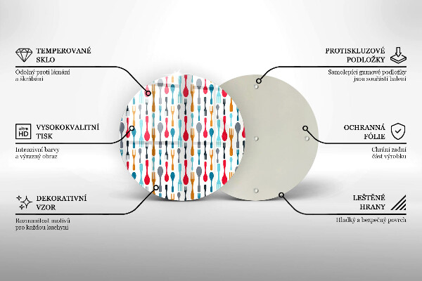 Tocător de bucătărie Ilustrație cu lingură
