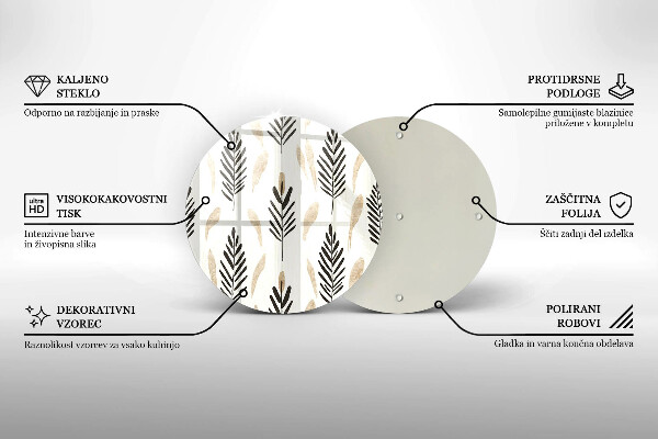 Tocător de bucătărie Plante Boho