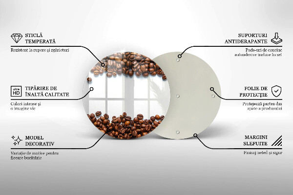 Tocător de bucătărie Boabe de cafea