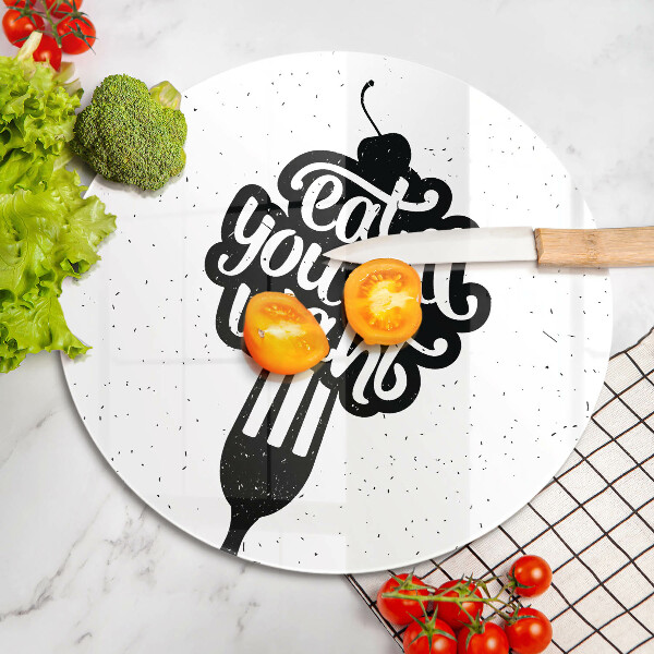 Tocător de bucătărie Inscripția Eat all you want