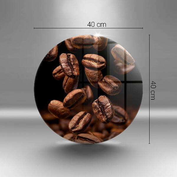 Tocător de bucătărie Boabe de cafea maro