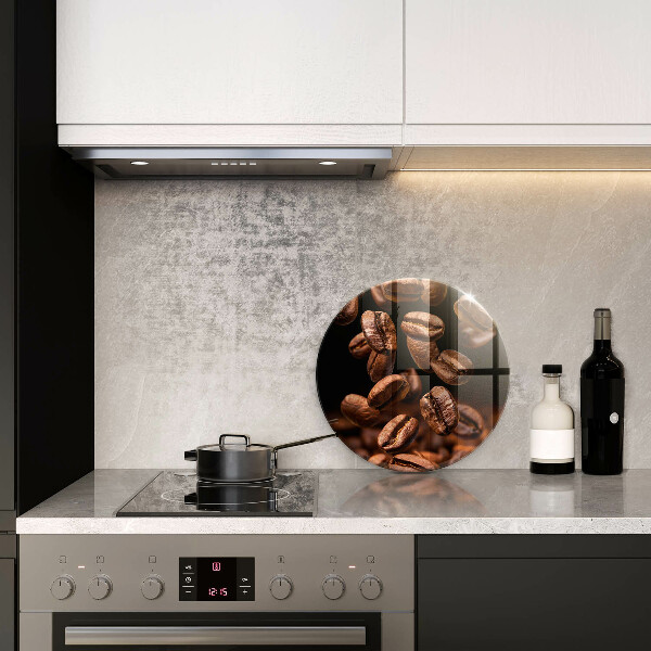 Tocător de bucătărie Boabe de cafea maro