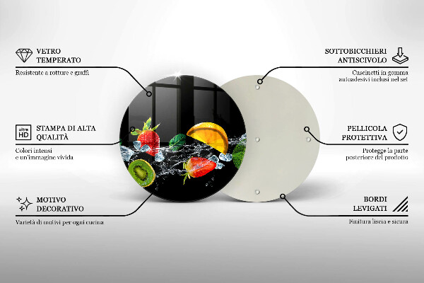 Tocător de bucătărie Fructe în apă
