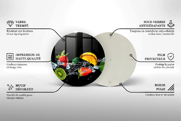Tocător de bucătărie Fructe în apă