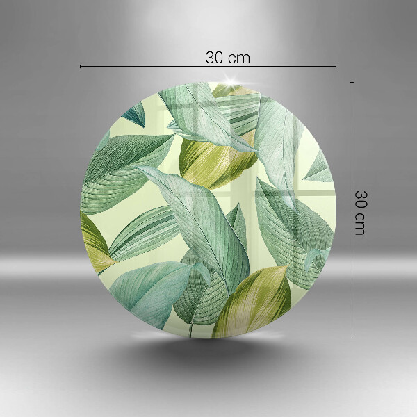 Tocător de bucătărie Frunze tropicale verzi