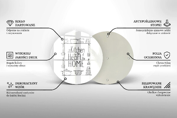 Tocător de bucătărie Inscripție propoziție