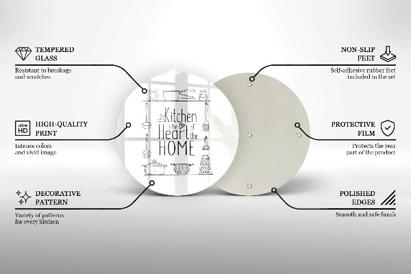 Tocător de bucătărie Inscripție propoziție