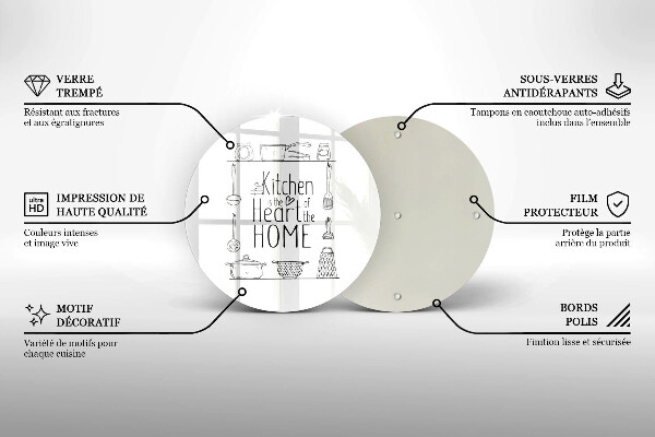 Tocător de bucătărie Inscripție propoziție