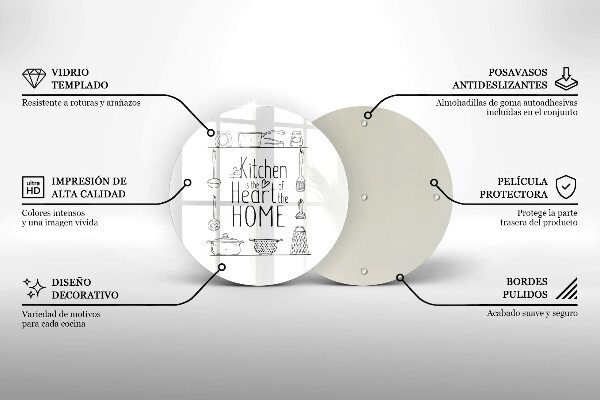 Tocător de bucătărie Inscripție propoziție