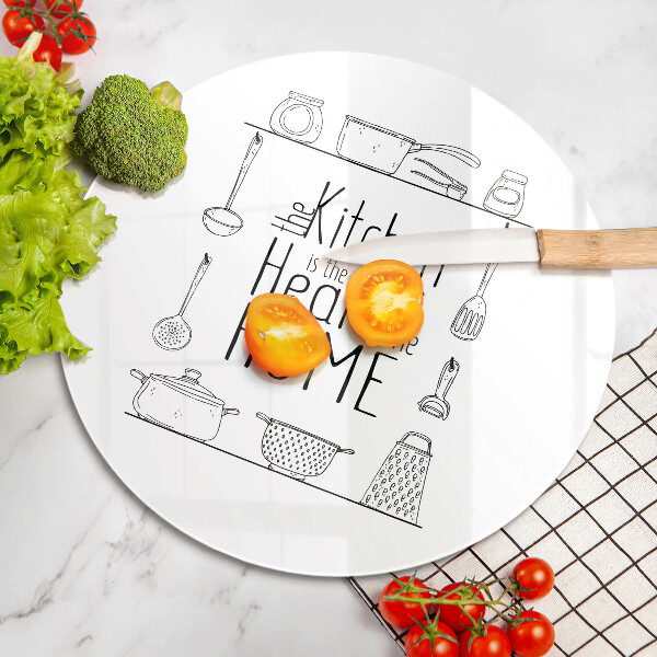 Tocător de bucătărie Inscripție propoziție