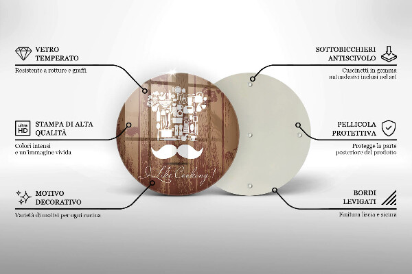Tocător de bucătărie I like cooking