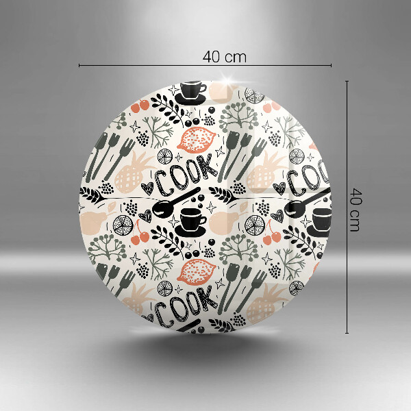 Tocător de bucătărie Motiv de bucătărie din desene animate