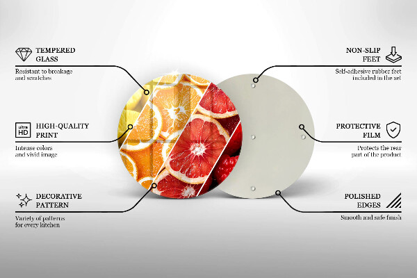 Tocător de bucătărie Fructe colorate