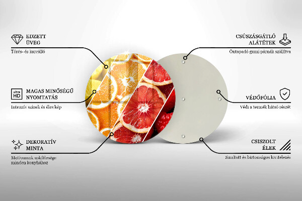 Tocător de bucătărie Fructe colorate