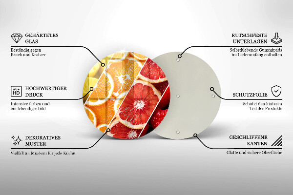 Tocător de bucătărie Fructe colorate