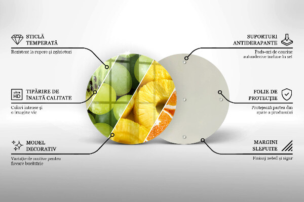 Tocător de bucătărie Fructe colorate