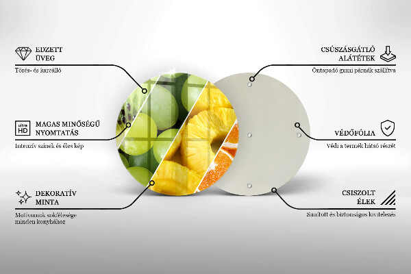 Tocător de bucătărie Fructe colorate