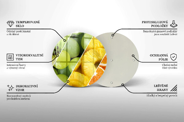 Tocător de bucătărie Fructe colorate