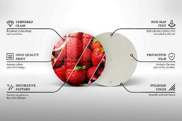 Tocător de bucătărie Fructe colorate