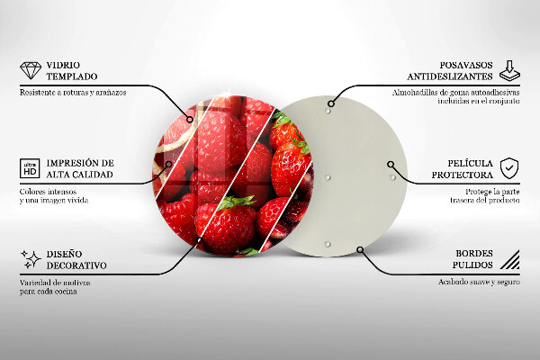 Tocător de bucătărie Fructe colorate