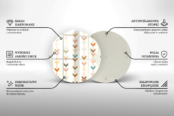 Tocător de bucătărie Elemente geometrice
