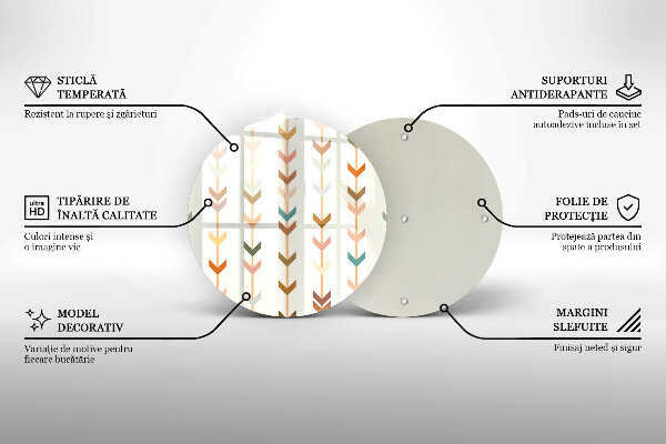 Tocător de bucătărie Elemente geometrice