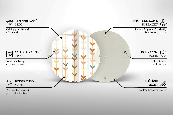 Tocător de bucătărie Elemente geometrice