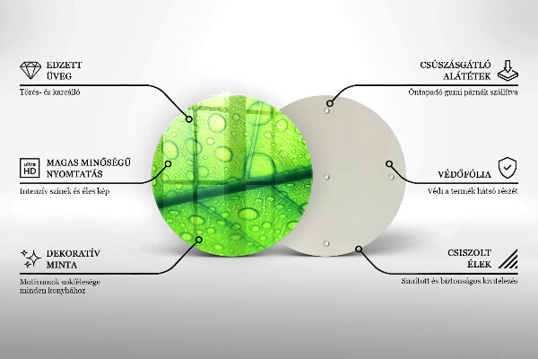 Tocător de bucătărie Prim-plan al unei frunze