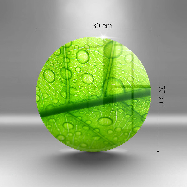 Tocător de bucătărie Prim-plan al unei frunze