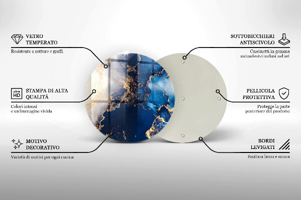 Tocător de bucătărie Fundal elegant și auriu